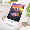 San Diego Travel Poster, Travel Print of San Diego, California, San Diego Gift, USA Gift, Wall Art Print