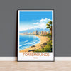 Torremolinos Travel Print Wall Art, Travel Poster of Torremolinos, Spain, TorremolinosArt Gift, Costa Del Sol Art NQ Media Designs
