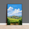 Bordeaux Travel Print Wall Art, Travel Poster of Bordeaux, Wine Region, France, Europe, France Travel Gift Art NQ Media Designs