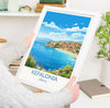 Kefalonia Travel Print, Travel Poster of Kefalonia, Greece, Kefalonia Art Gift, Wall Art Print
