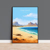 Cape Verde Travel Print, Travel Poster of Cape Verde, Africa, Cape Verde Art Gift, Wall Art Print NQ Media Designs