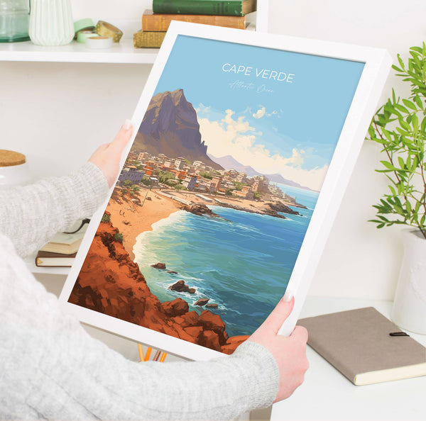 Cape Verde Poster, Travel Print of Cape Verde, Africa, Cape Verde Art Gift, Wall Art Print