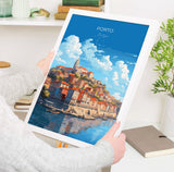 Porto Poster, Travel Print of Porto, Portugal, Porto Art Gift, Portugal Wall Art NQ Media Designs