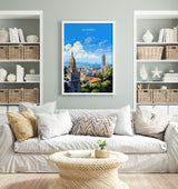 Mumbai Poster, Travel Print of Mumbai, India, Mumbai Art Gift, Wall Art Print NQ Media Designs