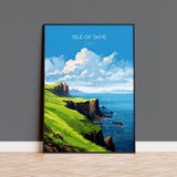 Isle of Skye Poster Wall Art, Travel Print of Isle of Skye, Scotland Art Gift, Isle of Skye Gift, UK, Travel Gift NQ Media Designs