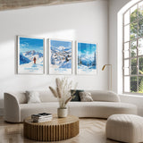 Kitzbuhel Wall Art Travel Poster, Travel Print of Kitzbuhel, Ski Poster, Kitzbuhel Art Gift, Austria Ski Art Travel Gift NQ Media Designs