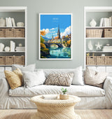 Bern Travel Print Wall Art, Travel Poster of Bern, Swiss Poster, Bern Art Gift, Switzerland Art Travel Gift NQ Media Designs