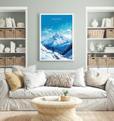 Whistler Wall Art Travel Print, Travel Poster of Whistler, Ski Poster, Whistler Art Gift, Canada Ski Art Travel Gift NQ Media Designs