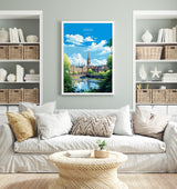 Leeds Print Travel Wall Art, Travel Poster of Leeds,Leeds Art Print, Yorkshire Wall Print, Yorkshire Gift,Leeds Artwork NQ Media Designs