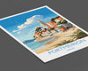 Portmeirion Travel Print Wall Art, Portmeirion Travel Poster, Wales, Welsh Art, Portmeirion Gift, Wall Art Print