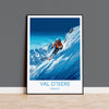 Val d'isere Travel Print Wall Art, Travel Poster of Val d'isere, Ski Poster, Val d'isere Art Gift, French Ski Art lover Travel Gift NQ Media Designs