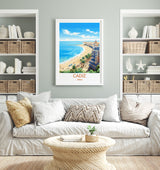 Cadiz Travel Print Wall Art, Travel Poster of Cadiz , Spain, CadizArt Gift, Spanish Coast Art NQ Media Designs