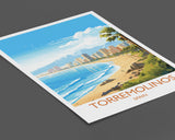 Torremolinos Travel Print Wall Art, Travel Poster of Torremolinos, Spain, TorremolinosArt Gift, Costa Del Sol Art NQ Media Designs