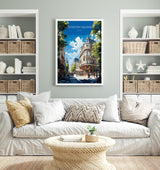 Leicester Square Travel Poster Wall Art, Travel Print of Leicester Square, London Poster, Leicester Square Art Lovers Gift NQ Media Designs
