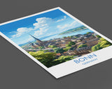 Bonn Travel Poster Wall Art, Travel Print of Bonn, Bonn Gift Art, Germany Wall Art Lover Gift NQ Media Designs