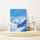 Val Thorens Wall Art Travel Poster, Travel Print of Val Thorens , Ski Poster, Val ThorensArt Lovers Gift, France Ski Art Travel Gift NQ Media Designs