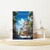 Leicester Square Travel Poster Wall Art, Travel Print of Leicester Square, London Poster, Leicester Square Art Lovers Gift