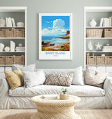 Barry Island Travel Print Wall Art, Barry Island Travel Poster, Wales, Welsh Art, Barry Island Gift, Wall Art Print NQ Media Designs
