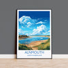 Alnmouth Travel Print Wall Art, Travel Poster of Alnmouth, Northumberland Art Gift, England, Alnmouth Art Lovers Gift, NQ Media Designs