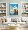St Petersburg Travel Print, Travel Poster of St Petersburg, Russia, City of St Petersburg,Russia Art Gift,St Petersburg Wall Art Print