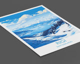 Rigi Wall Art Travel Poster, Travel Print of Rigi, Ski Poster, Rigi Art Gift, Switzerland Alps Art Travel Lovers Gift NQ Media Designs