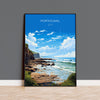 Porthcawl Travel Poster Wall Art, Porthcawl Travel Print, Wales, Welsh Art, Porthcawl Gift, Wall Art Print NQ Media Designs