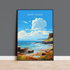 Barry Island Travel Poster Wall Art, Barry Island Travel Print, Wales, Welsh Art, Barry Island Gift, Wall Art Print NQ Media Designs
