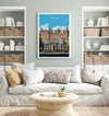 Chelsea Travel Poster Wall Art, Travel Print of Chelsea, London Poster, Chelsea Gift, Chelsea Art, London Art UK Travel Gift