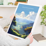Blue Mountains Print Wall Art, Travel Poster of Blue Mountains, New South Wales, Blue Mountains Gift, Australia Art Lovers Gift NQ Media Designs