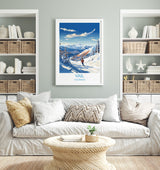 Vail Travel Poster Wall Art, Travel Print of Vail, Colorado, USA, Vail Art Lovers Gift NQ Media Designs