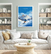 La Plagne Wall Art Travel Poster, Travel Print of La Plagne, Ski Poster, La Plagne Art Gift, France Ski Art Travel Gift
