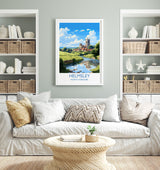 Helmsley Travel Print, Travel Poster of Helmsley, Yorkshire Gift, England, North Yorkshire Art, Helmsley Gift, Wall Art Lovers Print NQ Media Designs