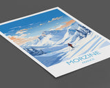 Morzine Wall Art Travel Poster, Travel Print of Morzine , Ski Poster, Morzine Art Gift, France Ski Art Travel Gift NQ Media Designs