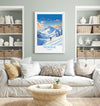 Morzine Wall Art Travel Poster, Travel Print of Morzine , Ski Poster, Morzine Art Gift, France Ski Art Travel Gift