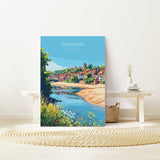 Richmond Travel Print, Travel Poster of Richmond, North Yorkshire Gift, England, Richmond Art Lovers Gift, Wall Art Print NQ Media Designs