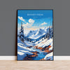 Beaver Creek Travel Poster Wall Art, Travel Print of Beaver Creek, Colorado, USA, Beaver Creek Art Lovers Gift NQ Media Designs