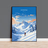 Morzine Wall Art Travel Poster, Travel Print of Morzine , Ski Poster, Morzine Art Gift, France Ski Art Travel Gift NQ Media Designs