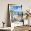 Barmouth Travel Print Wall Art, Barmouth Travel Poster, Wales, Welsh Art, Barmouth Gift, Wall Art Print
