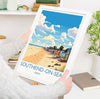 Southend on Sea Travel Poster Wall Art, Southend on Sea Travel Print, Essex, English Coastal Art, Southend Gift, Wall Art Print