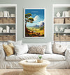 Zimbabwe Travel Poster Wall Art, Travel Print of Zimbabwe, Zimbabwe Gift, Zimbabwe Travel Art, Africa Art Lovers Gift