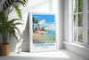 Cayman Islands Travel Print, Travel Poster of Cayman Islands, Caribbean, Cayman Islands Art Lovers Gift, Wall Art Print