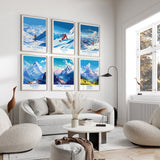 Travel Print Gift Set, 6 Travel Wall Art Prints | City Prints | Adventure Travel Wall Art Gifts | Barcelona, London, New York and many more! NQ Media Designs