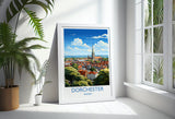 Dorchester Travel Print Wall Art, Travel Poster of Dorchester, England, Dorset Coast Art Lovers Gift, Dorchester Wall Decor NQ Media Designs