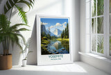 Yosemite Travel Poster Wall Art, Travel Print of Yosemite, National Park Art, Yosemite Gift, Colorado, USA, Travel Wall Art Gift NQ Media Designs