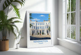 Kensington Travel Poster Wall Art, Travel Print of Kensington, London Poster, Kensington Gift, Kensington Art Lovers Gift, UK Travel Gift NQ Media Designs