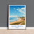 Chesil Beach Travel Print, Travel Poster of Chesil Beach, England, Dorset Coast Art Lovers Gift, Dorset Gift, Wall Art Print