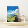 Pen Y Fan Travel Print Wall Art, Pen Y Fan Travel Poster, Wales, Brecon Beacons Welsh Art Gift, Wall Art Print