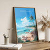 Cayman Islands Travel Poster, Travel Print of Cayman Islands, Caribbean, Cayman Islands Art Lovers Gift, Wall Art Print