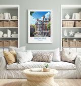 Maida Vale Travel Print, Travel Poster of Maida Vale, London Poster, Maida Vale Art Gift, London Art Lovers UK Travel Gift NQ Media Designs