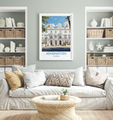 Kensington Travel Print Wall Art, Travel Poster of Kensington, London Poster, Kensington Gift, Kensington Art Lovers Gift, UK Travel Gift NQ Media Designs